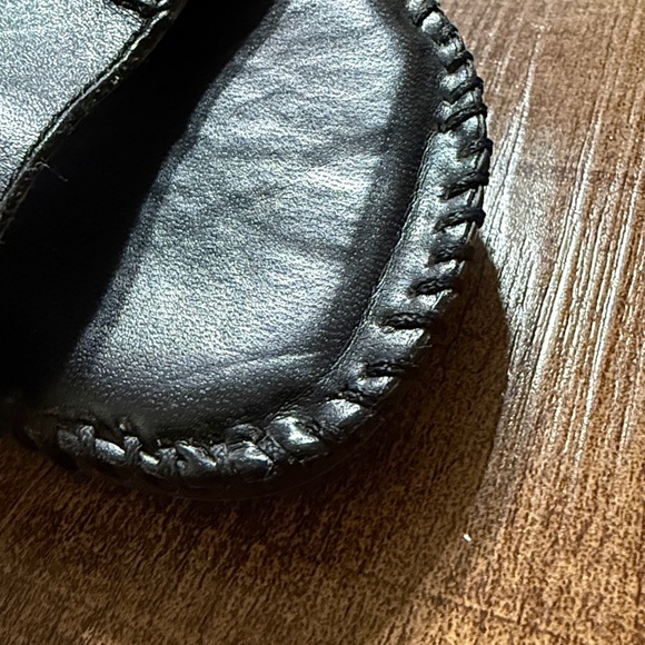 Naturalizer black leather sandals 8.5. - Picture 5 of 5